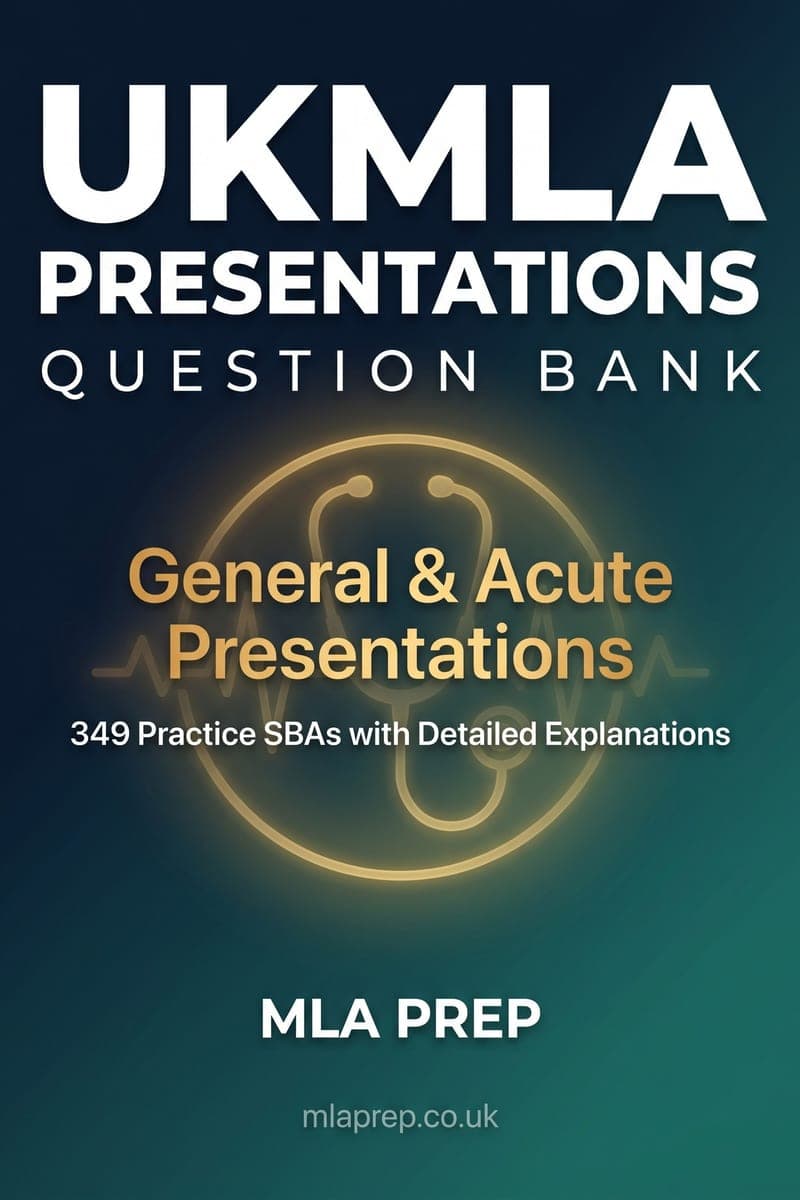 MLA Prep UKMLA Clinical Presentations: General & Acute Presentations cover